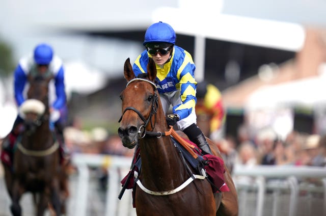 Trueshan pulling up after his Group One success
