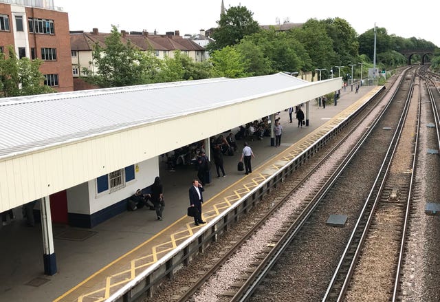 Rail workers strike