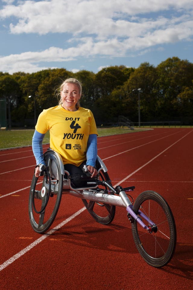 Paralympian Hannah Cockroft is taking part