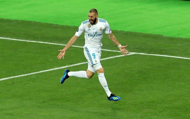 Karim Benzema netted twice for Real Madrid at Girona.