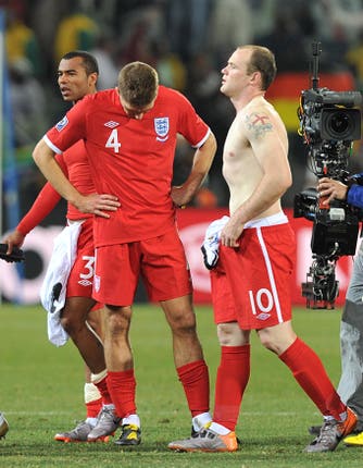 England were outplayed by Germany in South Africa