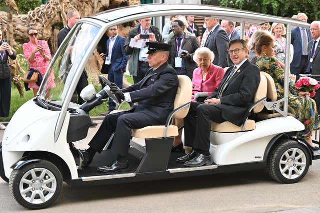 The Queen at the Chelsea Flower Show