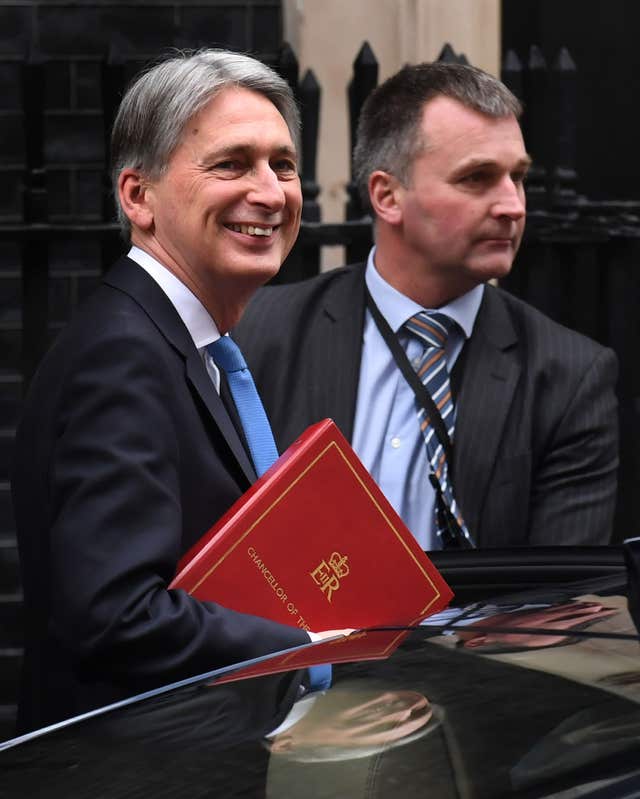 Mr Hammond said he was 'positively Tigger-like' (Stefan Rousseau/PA)