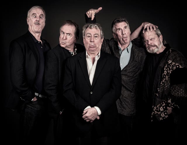 John Cleese, Eric Idle, Terry Jones, Michael Palin and Terry Gilliam