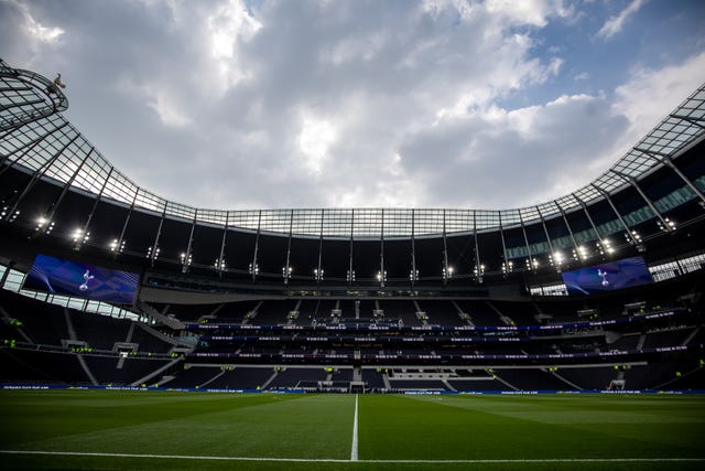 Tottenham's new stadium ahead of a 