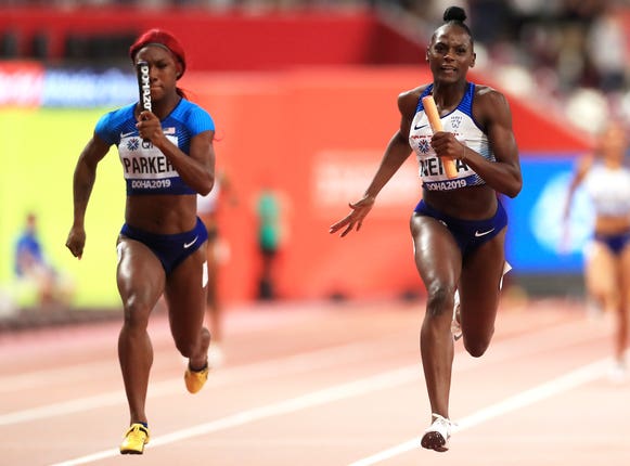 Daryll Neita held off the United States to ensure silver for Great Britain