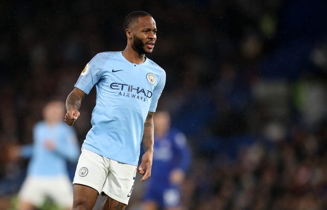 Raheem Sterling was targeted during a game between Chelsea and Manchester City in December 2018