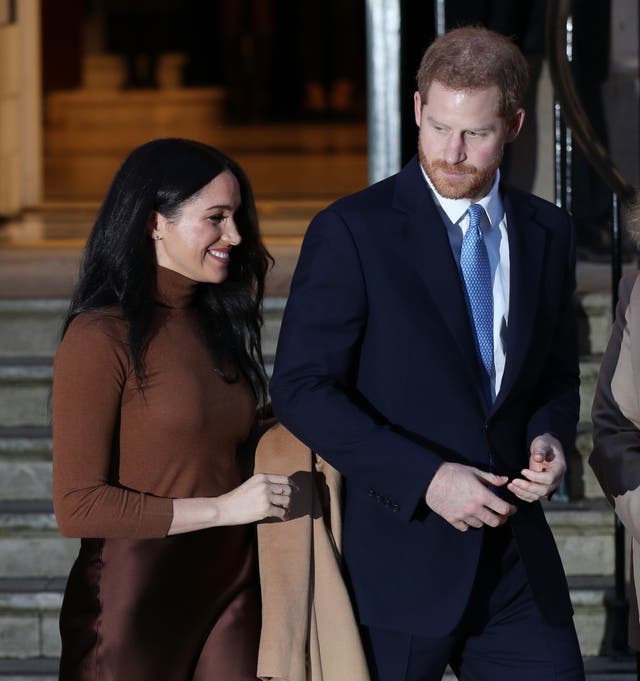 Duke and Duchess of Sussex visit to Canada House