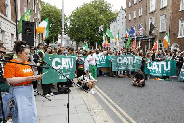 Irish housing protest