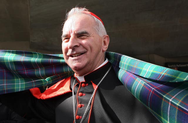 Cardinal Keith O’Brien (David Cheskin/PA)