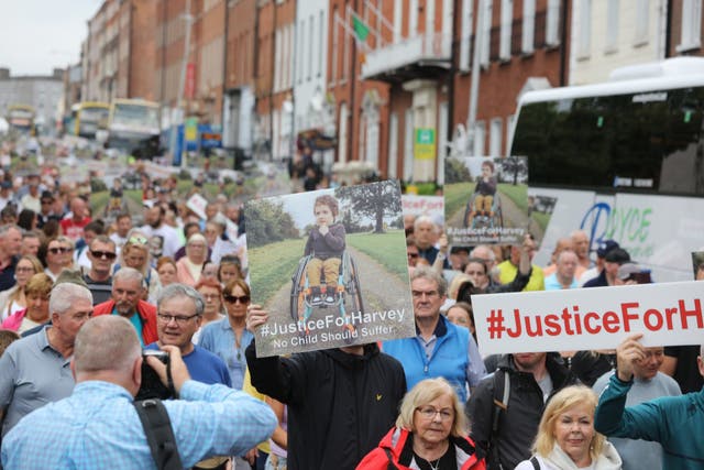 Harvey Morrison protest