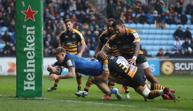 Garry Ringrose opened the scoring for Leinster in the win over Wasps