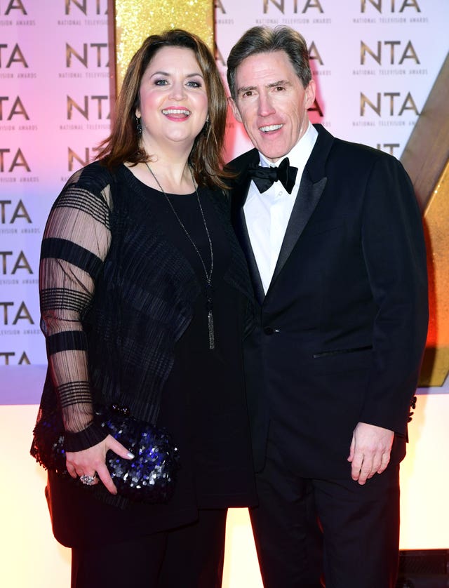 Ruth Jones and Rob Brydon