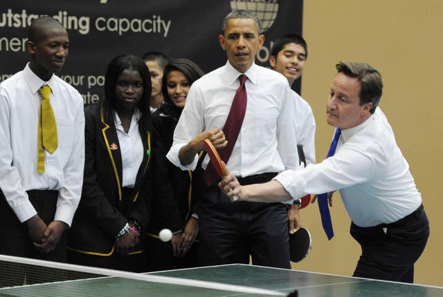 The table tennis match