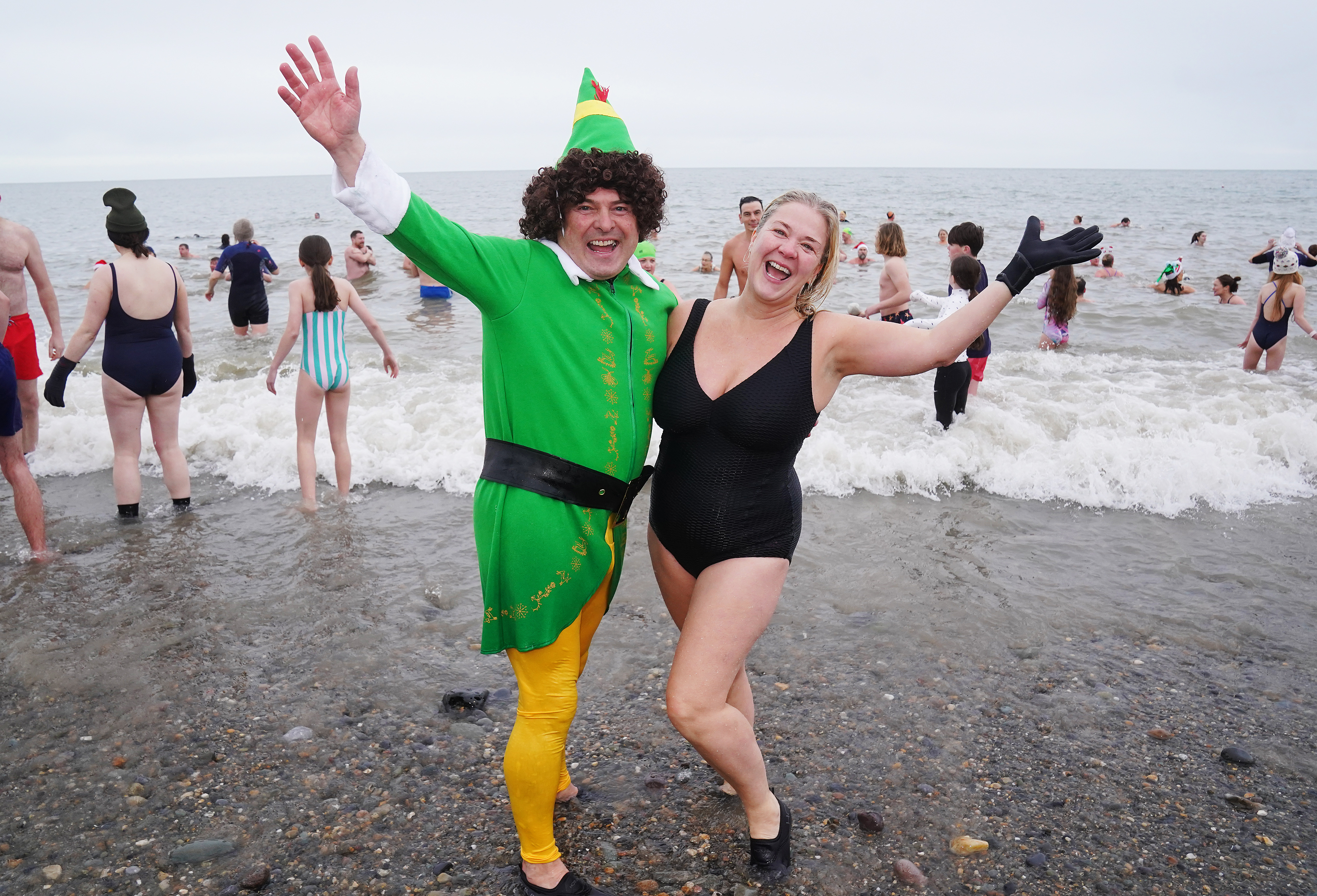 New Year’s Day dip