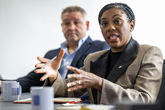 Kemi Badenoch visits Edinburgh