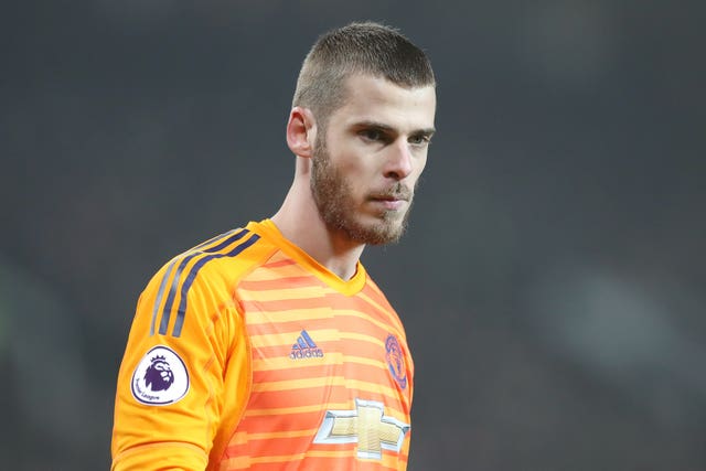 Manchester United goalkeeper David de Gea 