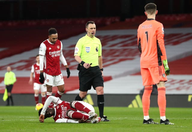 Referee Stuart Attwell awarded the 83rd penalty in this season's Premier League during Arsenal's win over Leeds