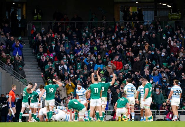 Ireland score another try