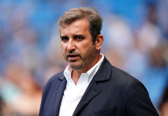 Manchester City chief executive Ferran Soriano pictured at a Premier League match against Fulham