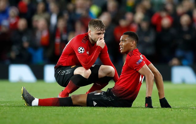 Anthony Martial (right) looks unlikely to make it