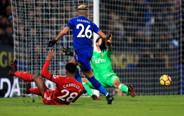 Leicester forward Riyad Mahrez