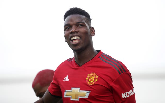 Paul Pogba scored twice at Craven Cottage