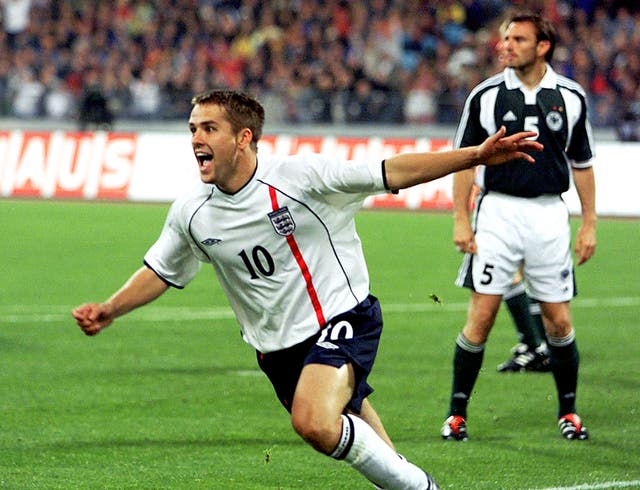 Michael Owen helped England thrash Germany in Munich