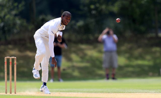 Archer played in a Second XI match to prove his fitness from a side injury