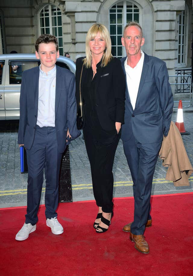 Zoe Ball, Norman Cook and Woody Cook 