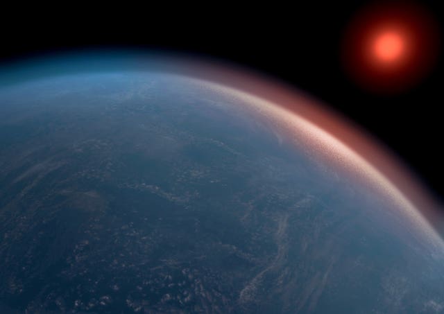 Artist impression of K2-18b