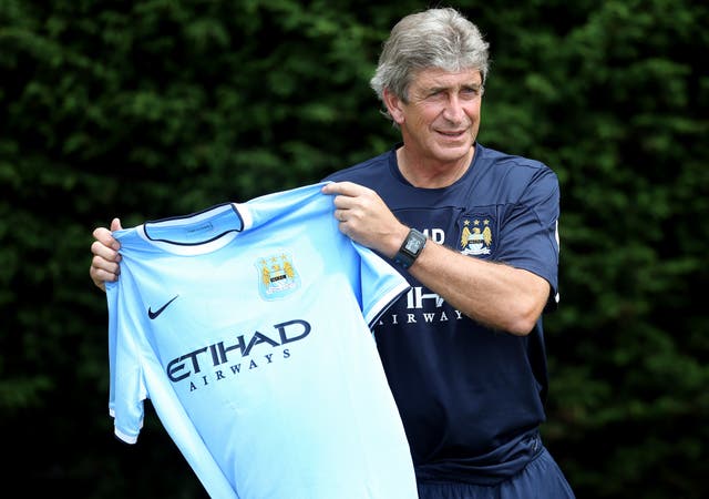 Manuel Pellegrini took over at Manchester City after Roberto Mancini was sacked by the club 