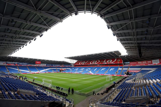 A general view of Cardiff City Stadium