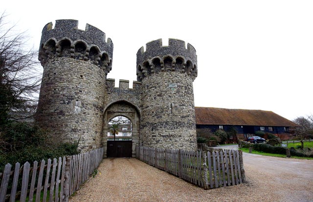 A view of Cooling Castle, the home of musician Jools Holland (Gareth Fuller/PA)