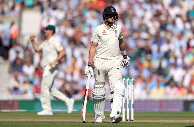 Joe Root was undone by an innocuous delivery from Nathan Lyon