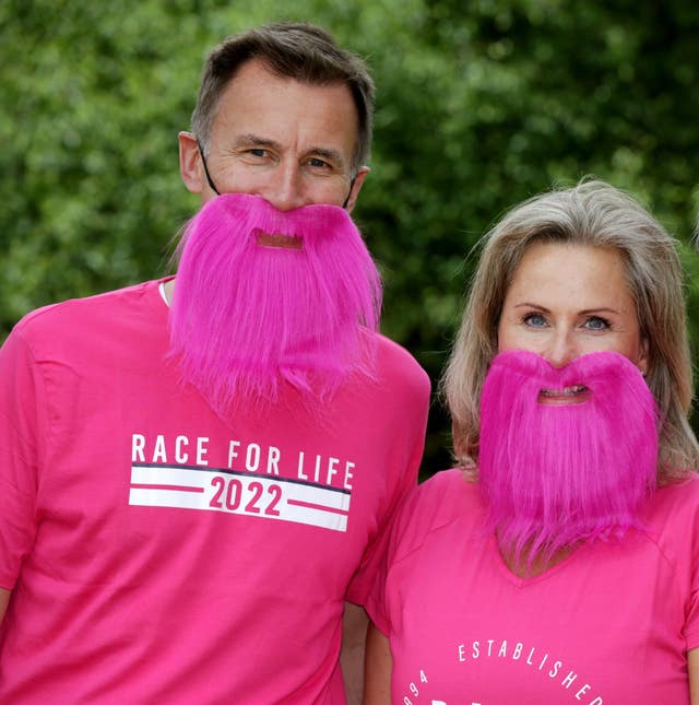 Jeremy Hunt and Angela Richardson