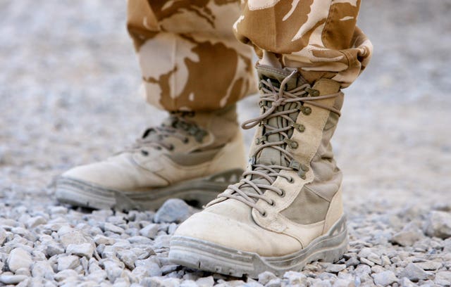 Soldiers' boots