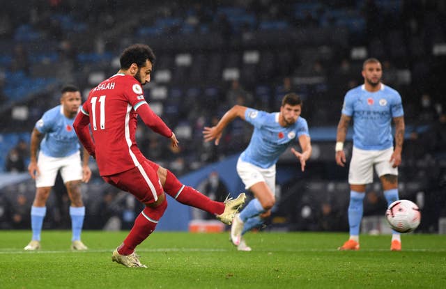 Mohamed Salah put Liverpool ahead from the penalty spot