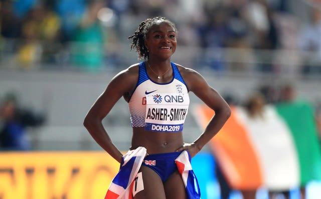 Asher-Smith will hope to go one better in the 200m in Doha