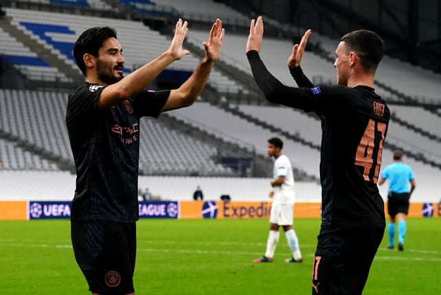 Marseille v Manchester City – UEFA Champions League – Group C – Orange Velodrome