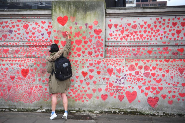 The National Covid Memorial Wall