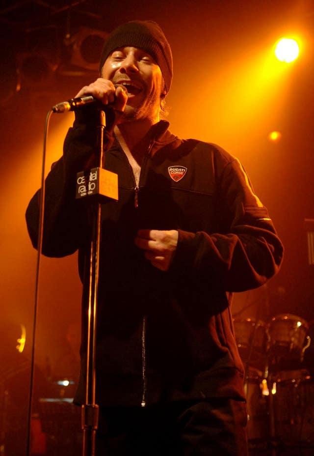 Jamiroquai performs a secret gig for Capital Radio at the Mean Fiddler