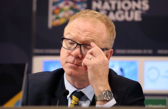 Scotland manager Alex McLeish wants his side to bounce back