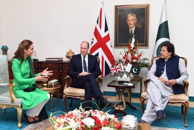 Royal visit to Pakistan in pictures