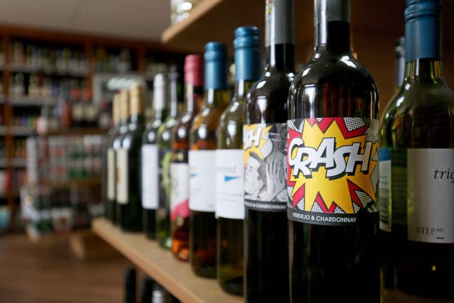 Wine bottles
