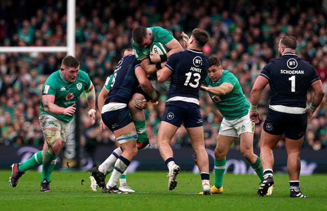 Scotland suffered a 10th successive defeat against Ireland