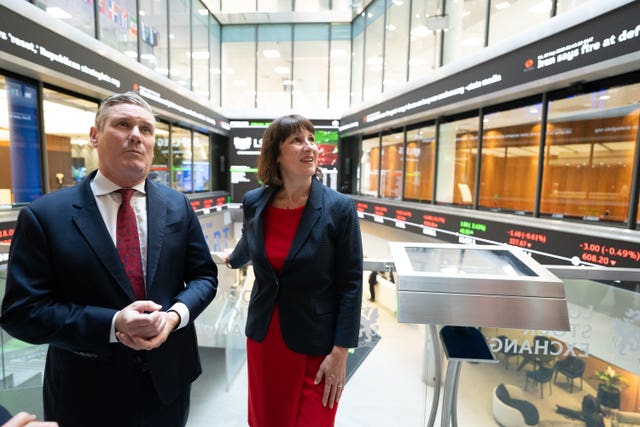 Labour leader Sir Keir Starmer and shadow chancellor Rachel Reeves