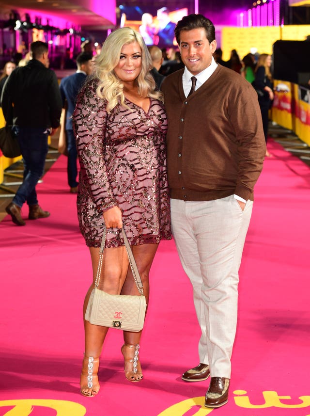 Gemma Collins and James Argent