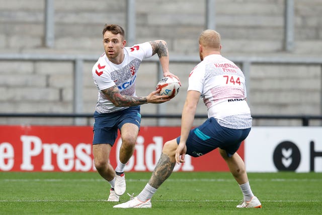 Richie Myler, left, will end a six-year absence from the England team