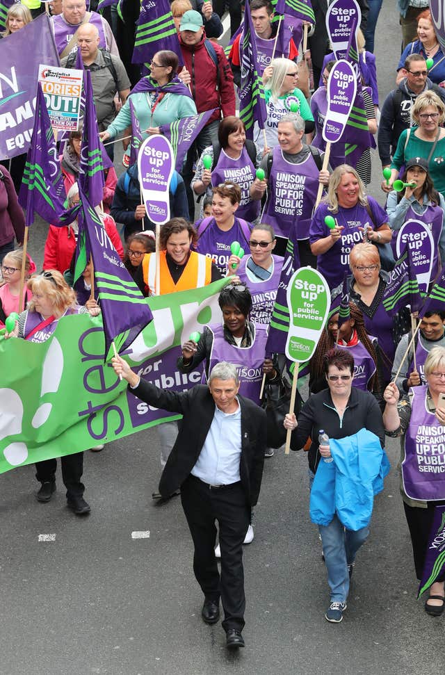 TUC rally - London